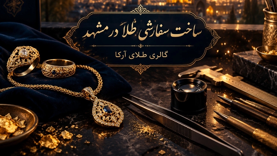 ساخت سفارشی طلا در مشهد با طراحی مطابق سلیقه شما
